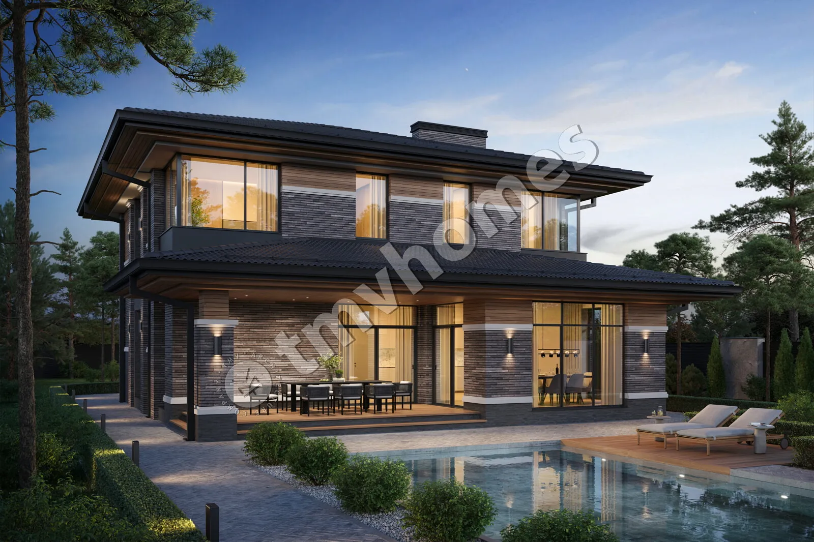 House Plan: 2644 ft², 2 Stories, 4 Beds, 3 Baths, Open Floor Plan