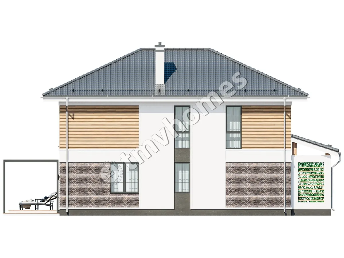 House Plan: 1952 ft², 2 Stories, 4 Beds, 3 Baths, Open Floor Plan