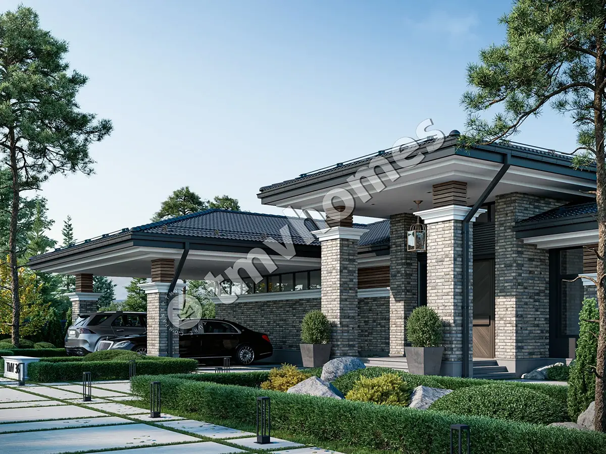 House Plan: 2330 ft², 1 Story, 3 Beds, 3 Baths, Open Floor Plan, Carport