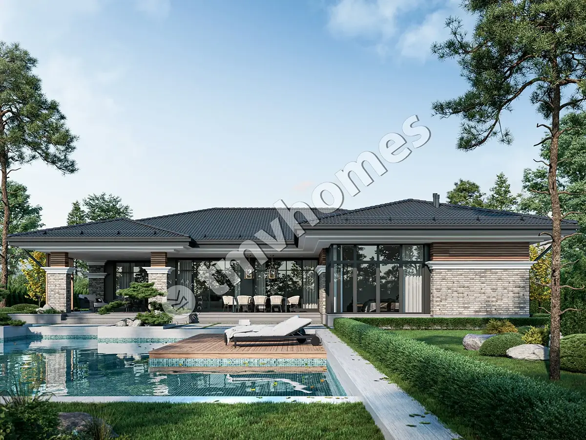 House Plan: 2330 ft², 1 Story, 3 Beds, 3 Baths, Open Floor Plan, Carport
