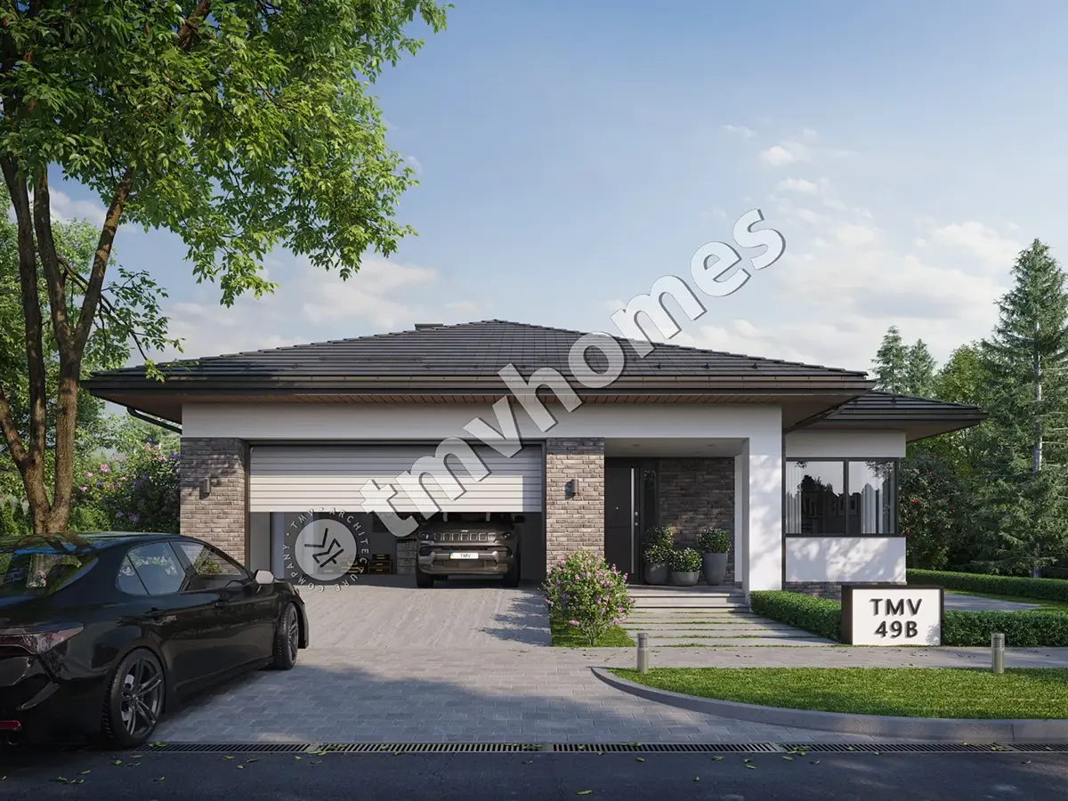 House Plan: 2139 ft², 1 Story + Basement, 4 Beds, 3 Baths, Open Floor Plan, 2-Car Garage