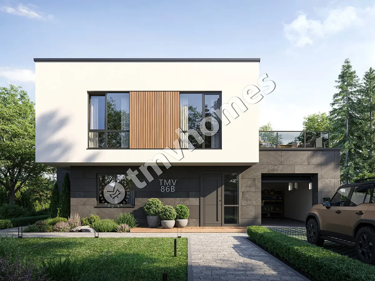 House Plan: 1970 ft², 2 Stories, 3 Beds, 2.5 Baths, Open Floor Plan, 1-Car Garage