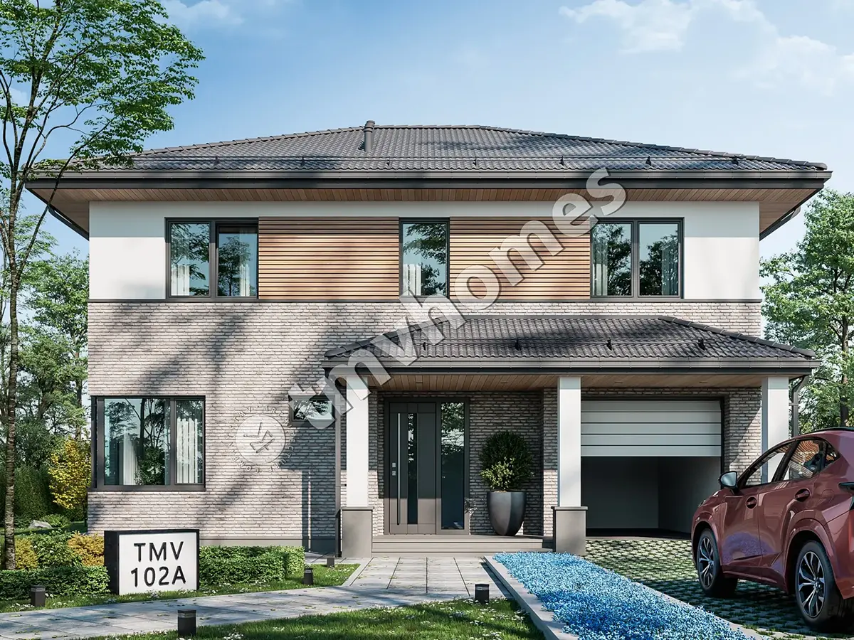House Plan: 2244 ft², 2 Stories, 3 Beds, Home Office, 3 Baths, Open Floor Plan, 1-Car Garage