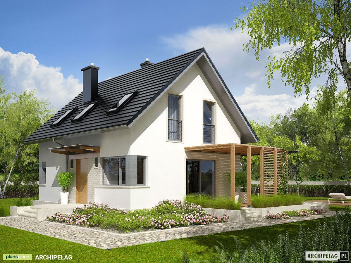 3-Bedroom, 900 Sq Ft House Plan with Main Floor Home Office - 88488R - 3