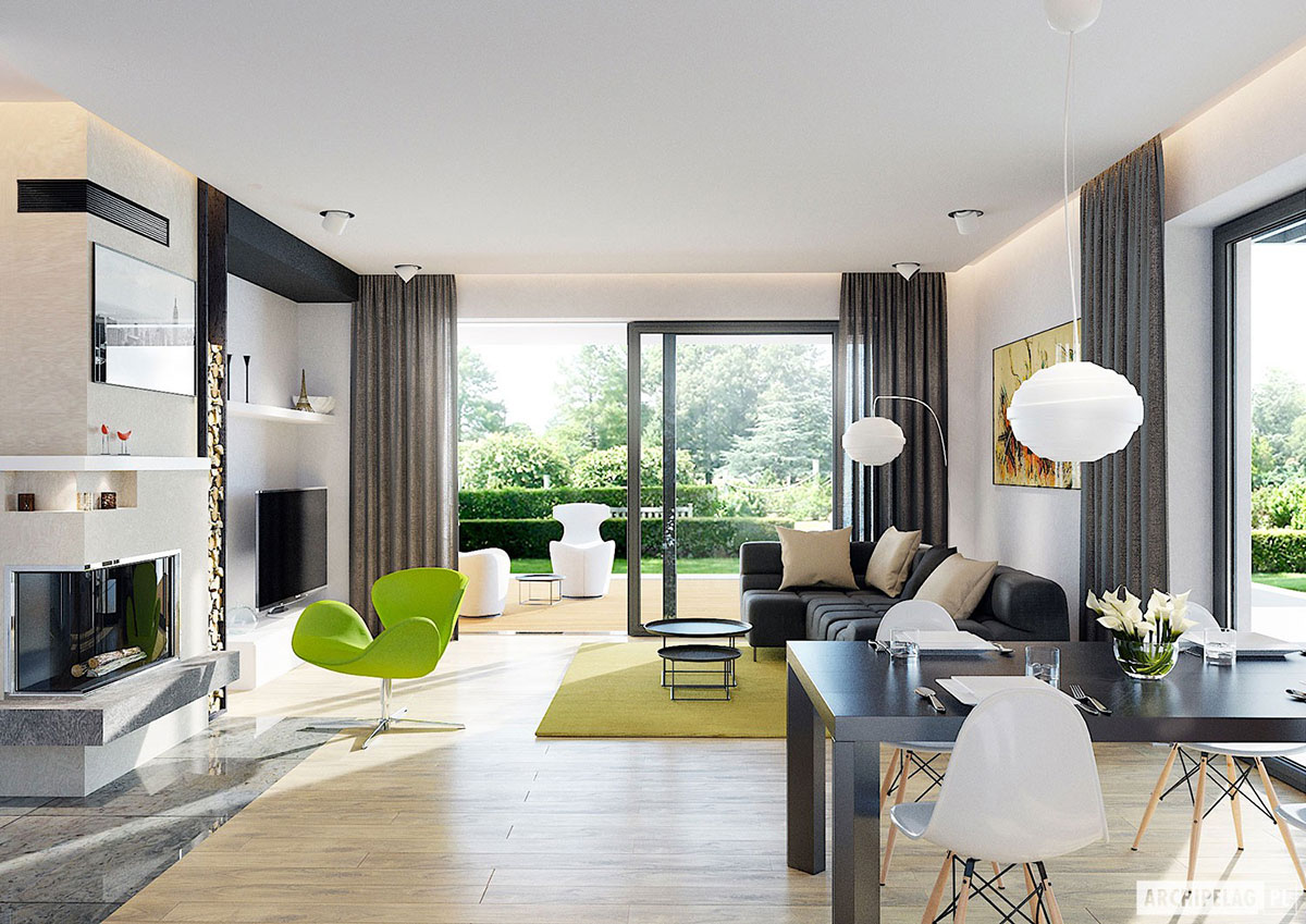 2-Storey House Plan with Bonus Room, 4 Beds and 2-Car Garage