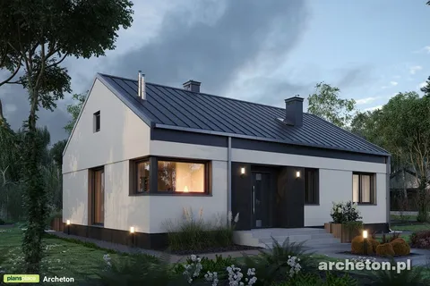 Main Images 1 – Barn House Plan with Floor-to-Ceiling Windows