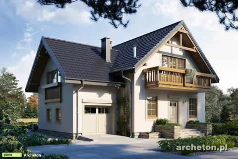 Main Images 1 – House Plan with Basement and 1-Car Garage