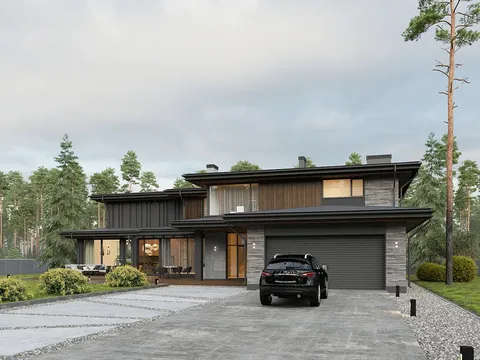 Main Images 3 – 2-Story House Plan 4011 ft², 4 Beds — 41006R