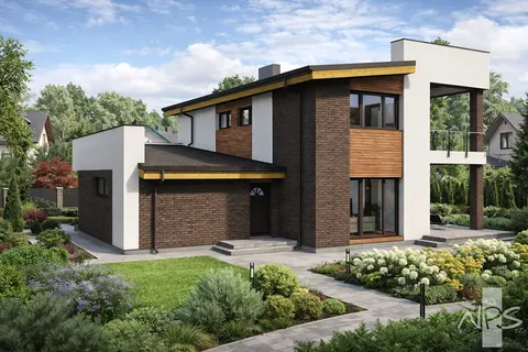Main Images 4 – 2-Story House Plan 1549 ft², 3 Beds — 91452R