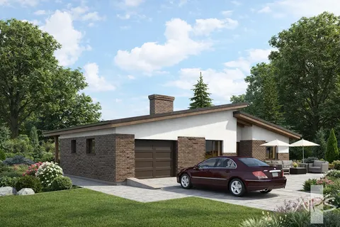 Main Images 3 – 1-Story House Plan 1361 ft², 3 Beds — 48610R