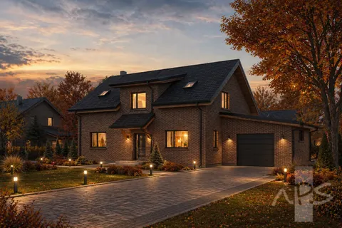 Main Images 3 – 1.5-Story House Plan 2032 ft², 3 Beds — 97009R