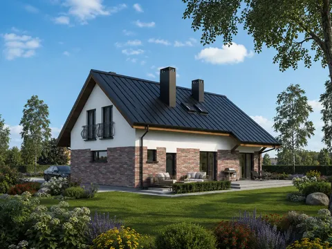 Main Images 4 – 1.5-Story House Plan 1673 ft², 3 Beds — 14411R