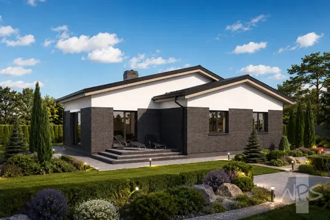 Main Images 4 – 1-Story House Plan 1081 ft², 2 Beds — 43112R