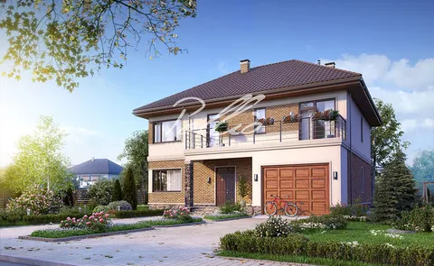 Main Images 2 – 2-Story House Plan 2378 ft², 3 Beds — 52731C