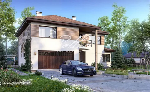 Main Images 1 – 2-Story House Plan 2167 ft², 3 Beds — 19339C