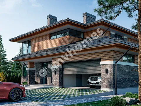 Main Images 3 – 2-Story House Plan 2823 ft², 4 Beds — 18457C