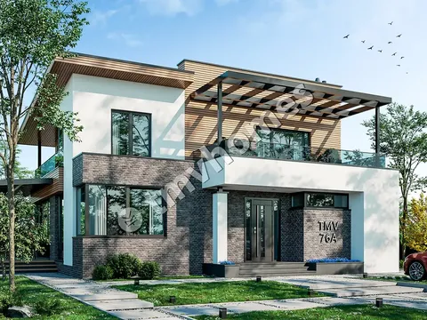 Main Images 3 – 2-Story House Plan 2218 ft², 3 Beds — 93623C