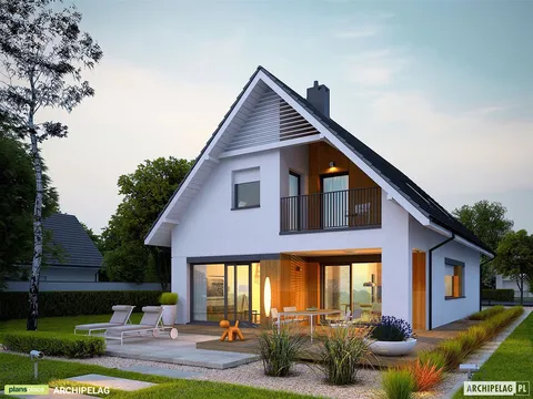 Main Images 1 – 1400 Sq Ft House Plan with Master Bedroom Upstairs