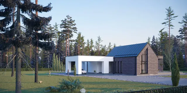 1-Story House Plan 1902 ft²: 4 Beds, 3 Baths, Open Floor Plan, without Garage