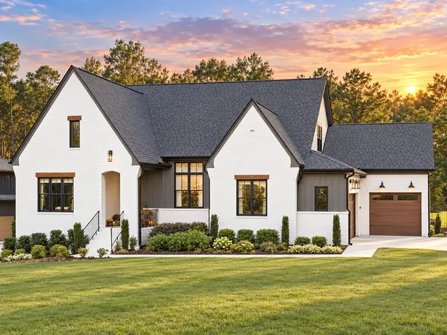 2-Story House Plan 3691 ft²: 4 Beds, Home Office, 5.5 Baths, Open Floor Plan, 3-Car Garage