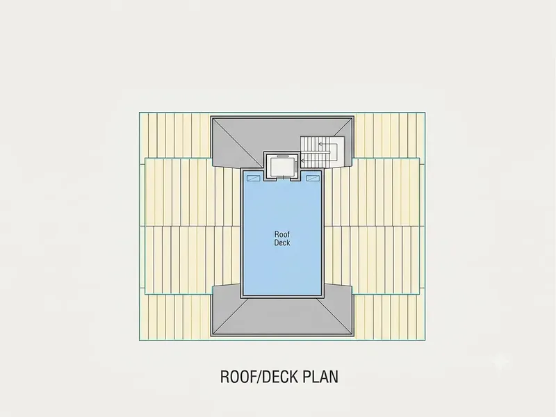 Third Floor 11 – 3-Story House Plan 3436 ft², 4 Beds — 25509R