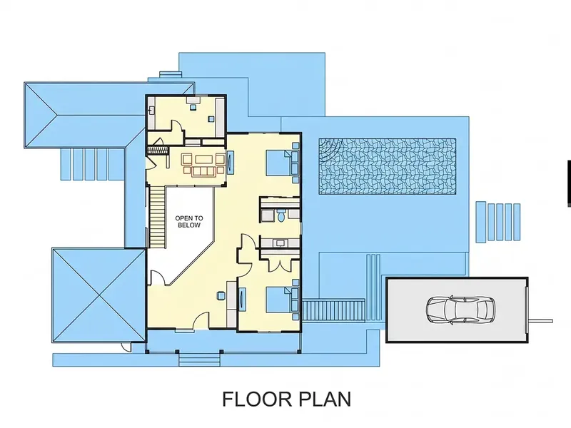 Second Floor 9 – 1-Story House Plan 3730 ft², 4 Beds — 13794R