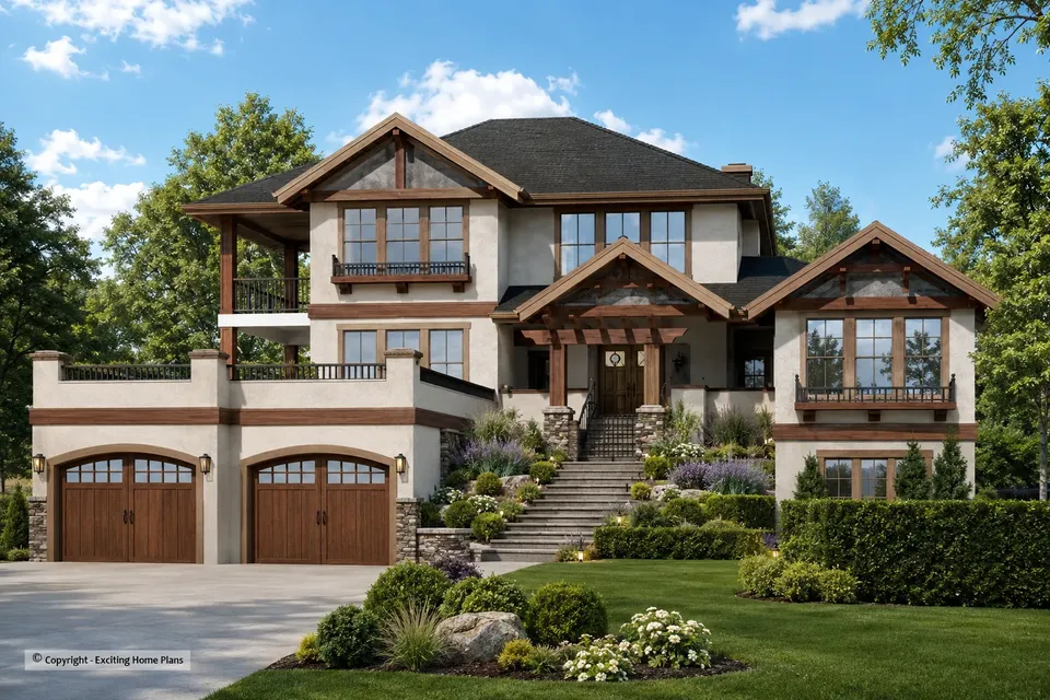 Main Images 2 – 2-Story House Plan 2519 ft², 4 Beds — 72933R