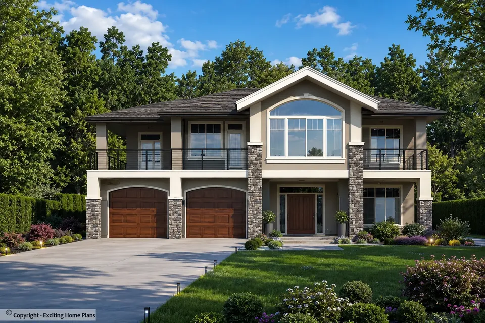 Main Images 2 – 2-Story House Plan 3047 ft², 4 Beds — 12254R
