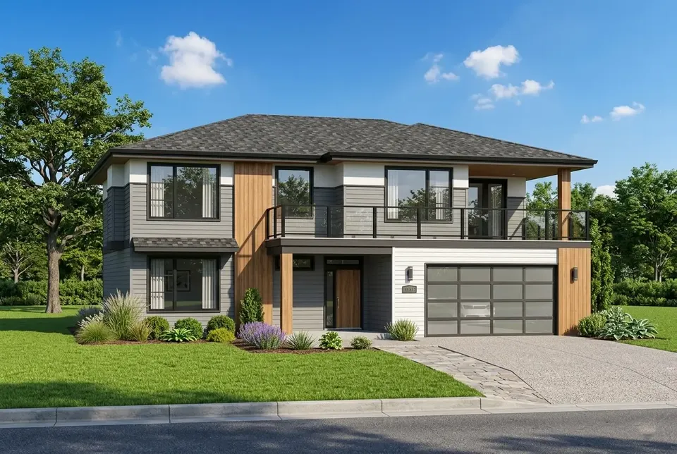 Main Images 2 – 2-Story House Plan 2825 ft², 5 Beds — 17756R