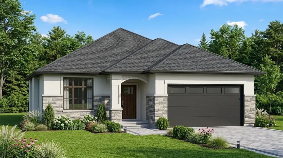 Main Images 2 – 1-Story House Plan 1661 ft², 4 Beds — 15905R