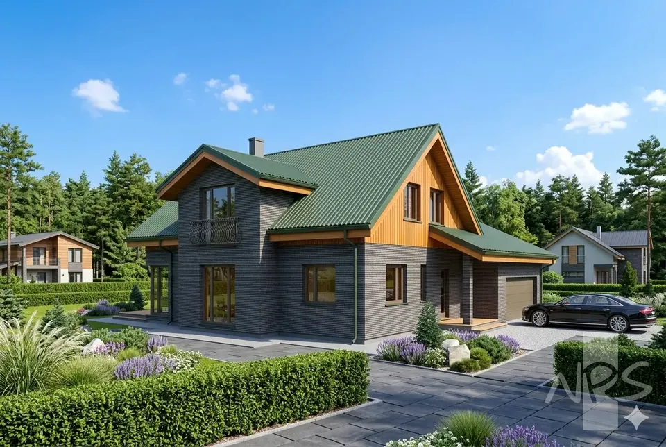 Main Images 2 – 1.5-Story House Plan 1897 ft², 3 Beds — 53551R