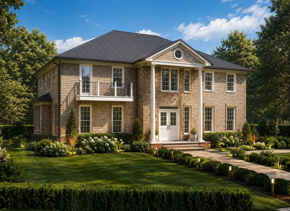 Main Images 2 – 2-Story House Plan 4195 ft², 4 Beds — 81848R
