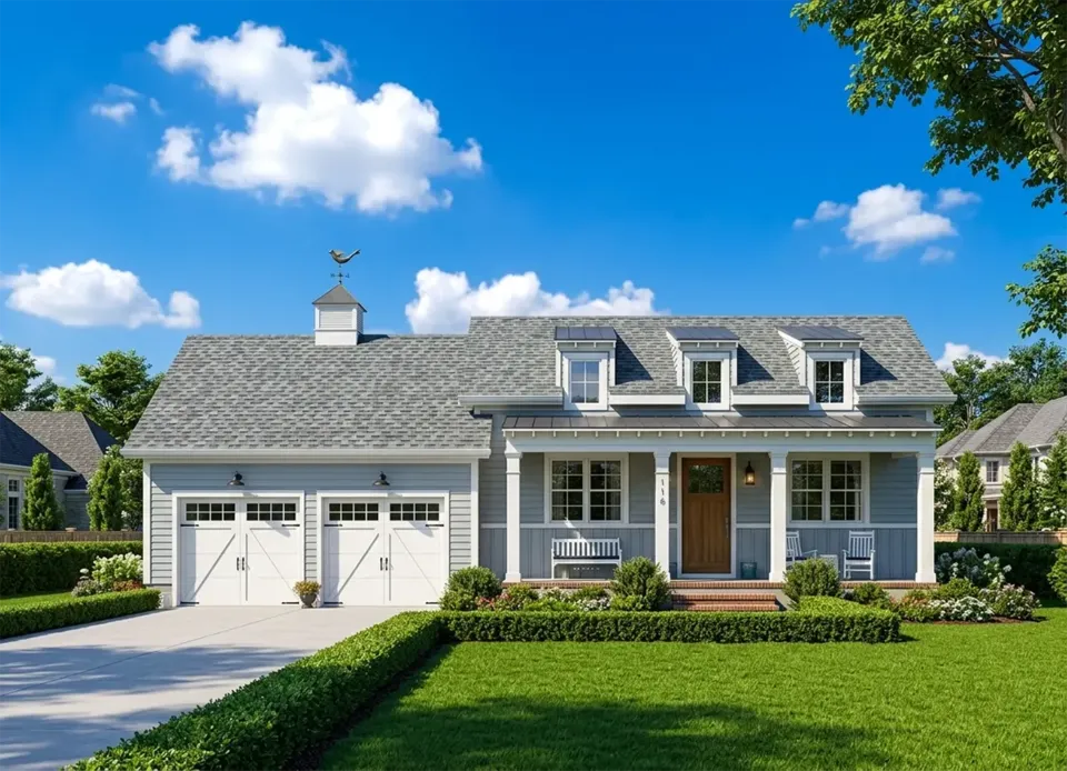 Main Images 2 – 1-Story House Plan 1879 ft², 3 Beds — 70574R