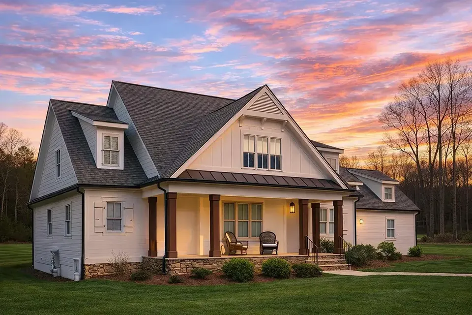 Main Images 2 – 1.5-Story House Plan 2488 ft², 4 Beds — 42642R