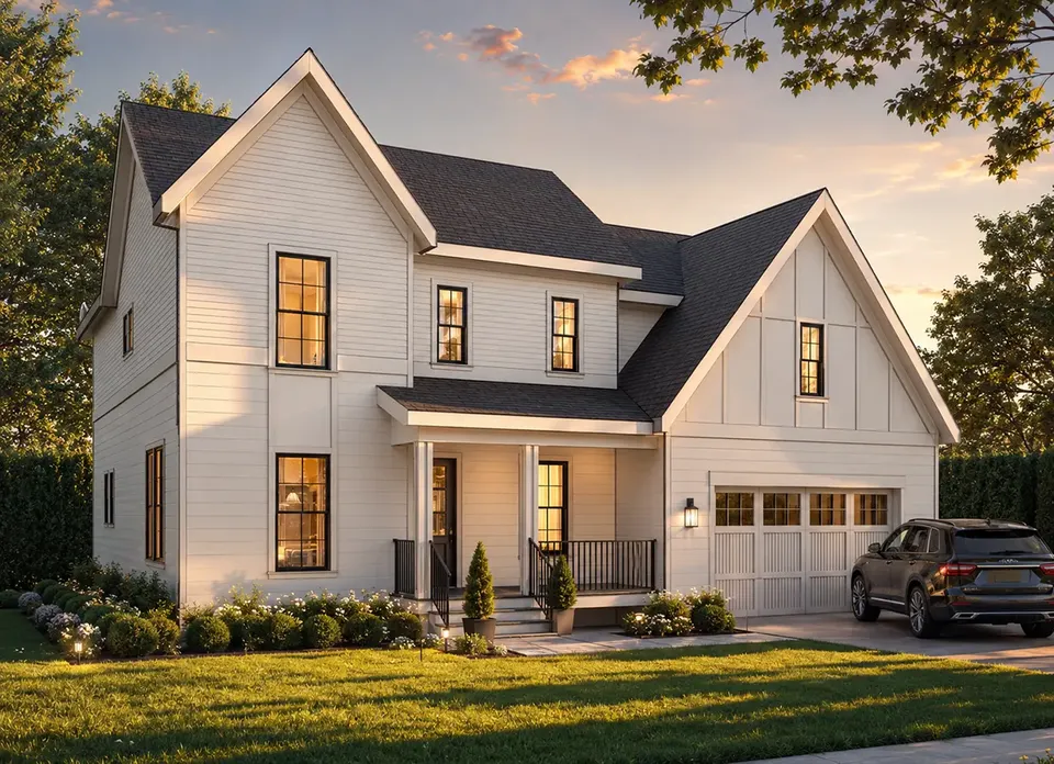 Main Images 2 – 2-Story House Plan 2649 ft², 4 Beds — 14228R
