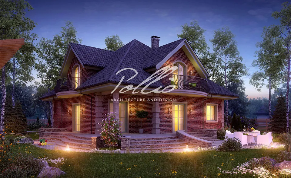 Main Images 1 – 1.5-Story House Plan 2287 ft², 3 Beds — 18365C