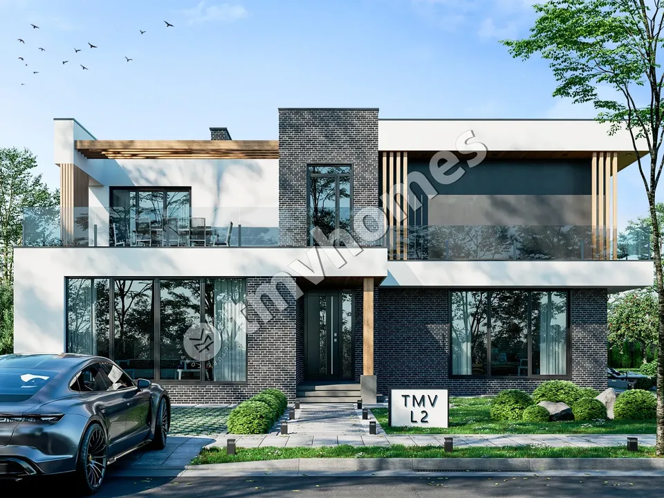 Main Images 2 – 2-Story House Plan 3545 ft², 5 Beds — 64494R