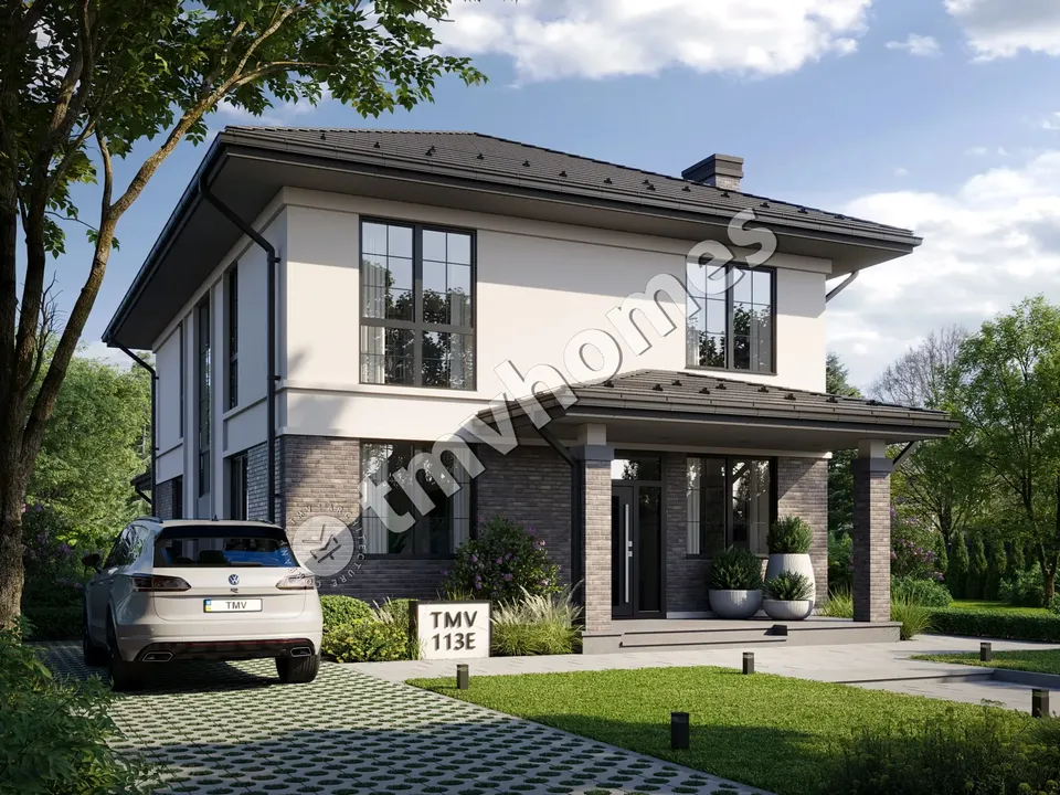Main Images 2 – 2-Story House Plan 2041 ft², 4 Beds — 73942C